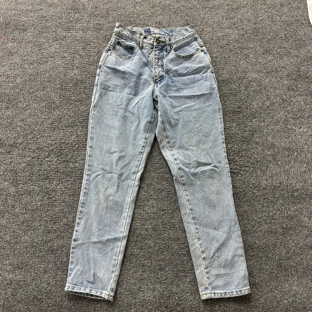 New York Line Jeans Womens Size 6 Petite Light Wash Cotton High Waisted Vintage
